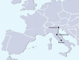 Mapa Tour Italia